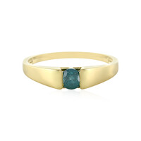 Bague en or et Diamant bleu I3