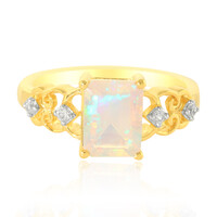 Bague en argent et Opale Welo