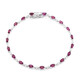Bracelet en argent et Grenat Rhodolite