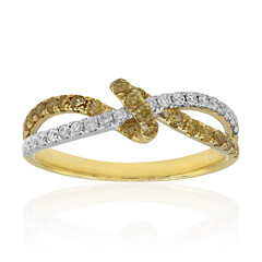 Bague en or et Diamant SI2 jaune (CIRARI)
