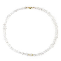 Collier en argent et Quartz blanc (Riya)