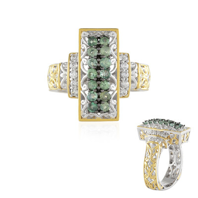 Bague en argent et Alexandrite du Brésil (Gems en Vogue)