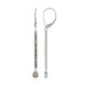 Boucles d'oreilles en or et Diamant champagne I2 (KM by Juwelo)