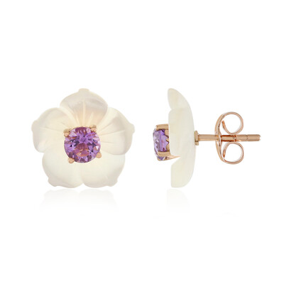 Boucles d'oreilles en argent et Nacre (Gems en Vogue)