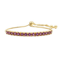 Bracelet en argent et Grenat Rhodolite