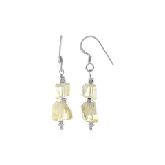 Boucles d'oreilles en argent et Citrine