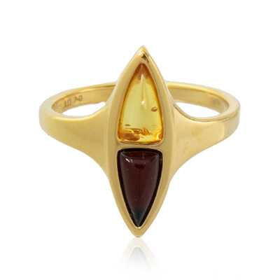 Bague en argent et Ambre baltique (dagen)