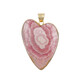 Pendentif en argent et Rhodochrosite (Bali Barong)