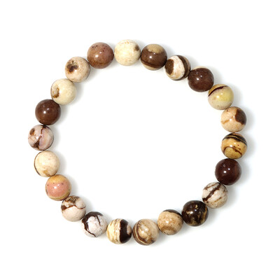 Bracelet et Jaspe zèbre rouge