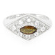 Bague en argent et Tourmaline cuprifère