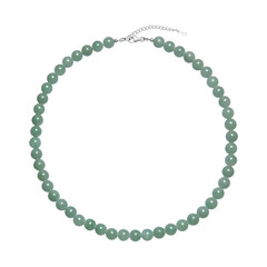 Collier en argent et Aventurine verte