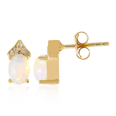 Boucles d'oreilles en argent et Opale Welo
