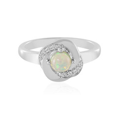 Bague en argent et Opale Welo