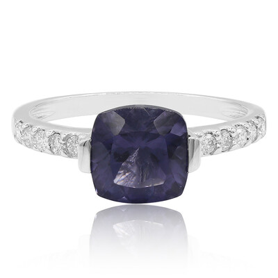 Bague en or et Quartz Myrtille