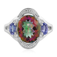 Bague en argent et Quartz mystique