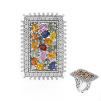 Bague en argent et Saphir (Dallas Prince Designs)