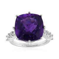 Bague en argent et Améthyste du Maroc