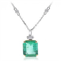 Collier en or et Emeraude de Colombie (CIRARI)