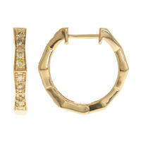 Boucles d'oreilles en or et Diamant fancy SI2 (CIRARI)