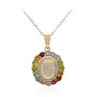 Collier en argent et Opale Welo
