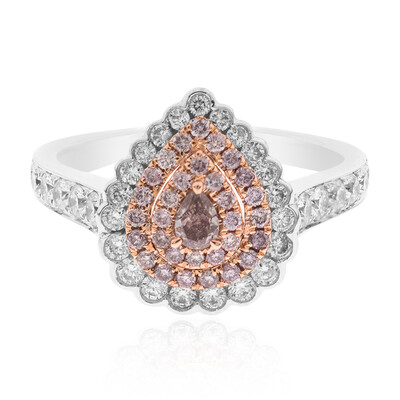 Bague en or et Diamant rose I1 (CIRARI)