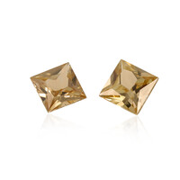  Zircon jaune (gemme et boîte de collection)