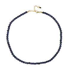 Collier en argent et Saphir bleu