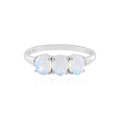 Bague en argent et Opale Welo