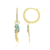 Boucles d'oreilles en argent et Zircon