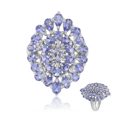 Bague en argent et Tanzanite