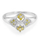 Bague en argent et Diamant fantaisie