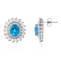 Boucles d'oreilles en argent et Topaze de Marambaia