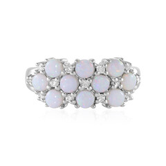 Bague en argent et Opale d'Australie