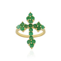 Bague en argent et Emeraude de Socoto
