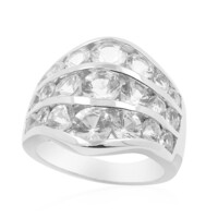 Bague en argent et Danburite