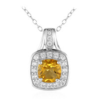 Collier en argent et Citrine