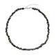 Collier en argent et Tourmaline verte