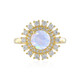 Bague en argent et Opale Welo