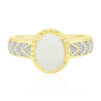 Bague en argent et Opale Welo