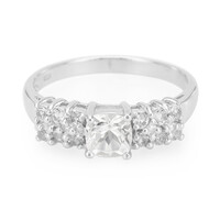 Bague en argent et Goshénite