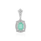 Pendentif en argent et Emeraude d'Ethiopie