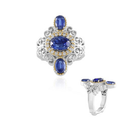 Bague en argent et Kyanite du Népal (Dallas Prince Designs)