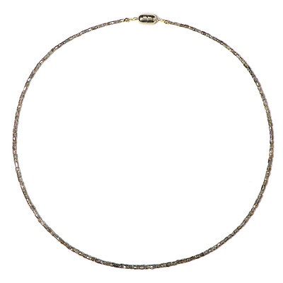 Collier en or et Diamant champagne (Annette)