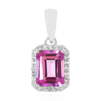 Pendentif en argent et Topaze jubilaire