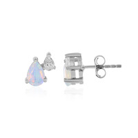 Boucles d'oreilles en argent et Opale Welo