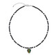 Collier en argent et Ammolite