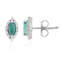 Boucles d'oreilles en argent et Grandidierite