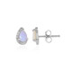 Boucles d'oreilles en argent et Opale d'Australie