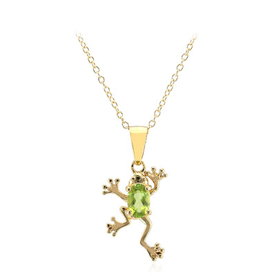 Collier en argent et Péridot de Birmanie