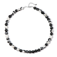 Collier en argent et Dolomite White Buffalo